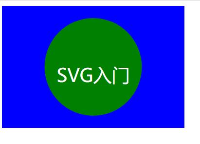 SVG 概述 入门