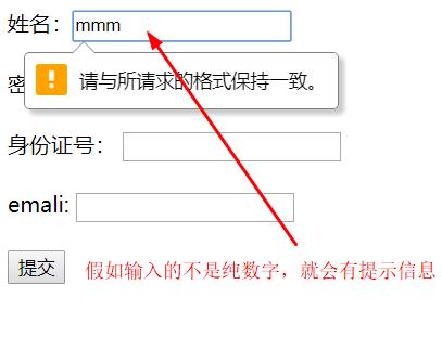 HTML5 pattern 属性